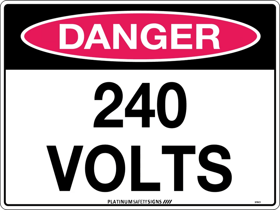 Danger 240 Volts