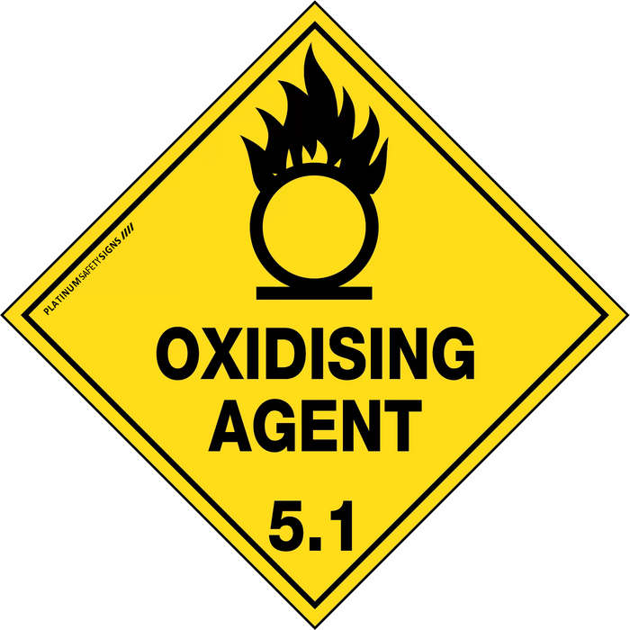 Hazchem Labels – Oxidising Agent 5.1