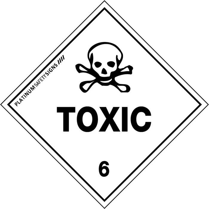 Hazchem Labels – Toxic 6