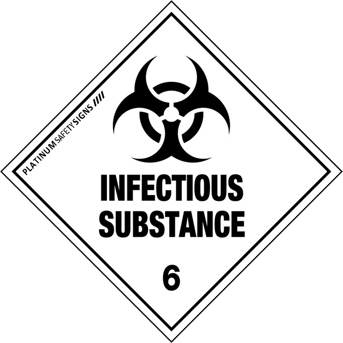 Hazchem Labels – Infectious Substance 6