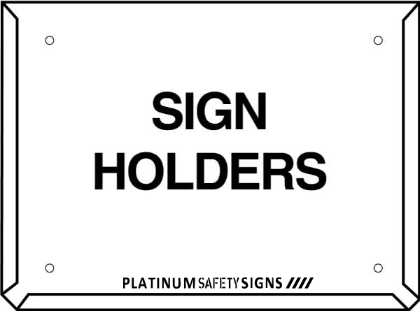 Hazchem Sign Placard Holder 800x600mm