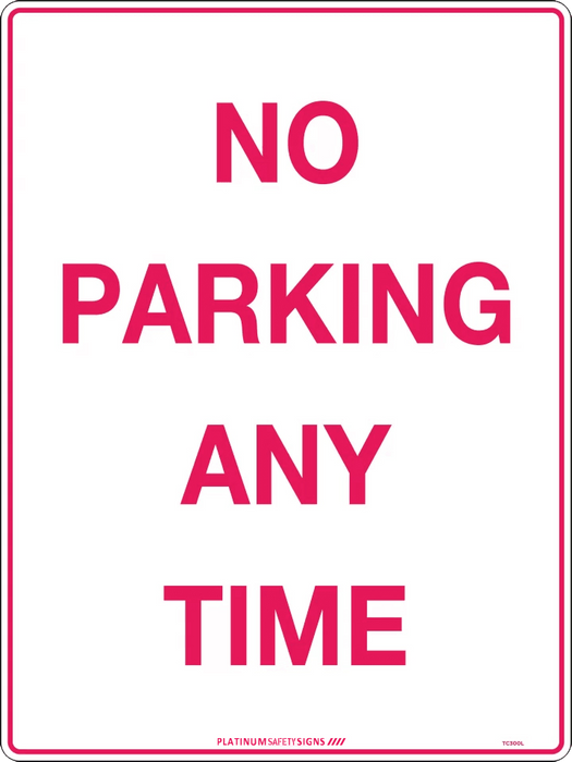 No Parking Any Time