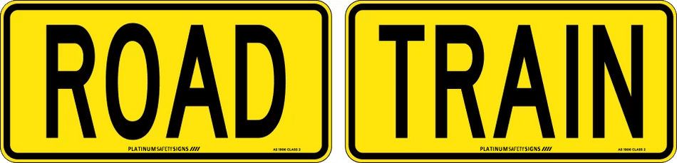 Road Train (2 Pieces) — Platinum Safety Signs