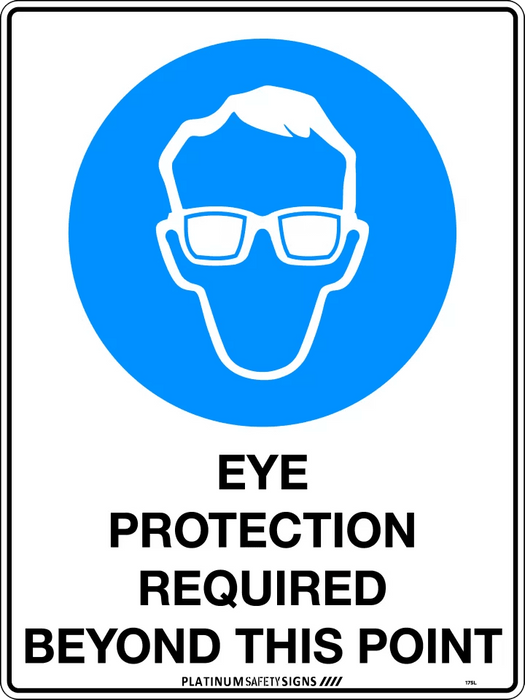 Eye Protection Required Beyond This Point