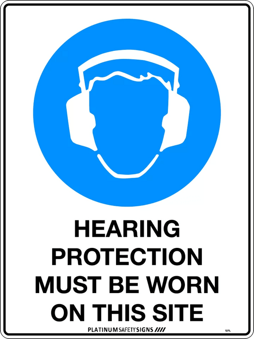 Hearing Protection Must be Worn on This Site