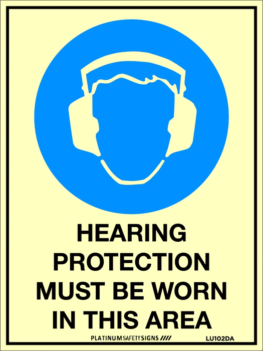 Hearing Protection Must Be Worn In This Area