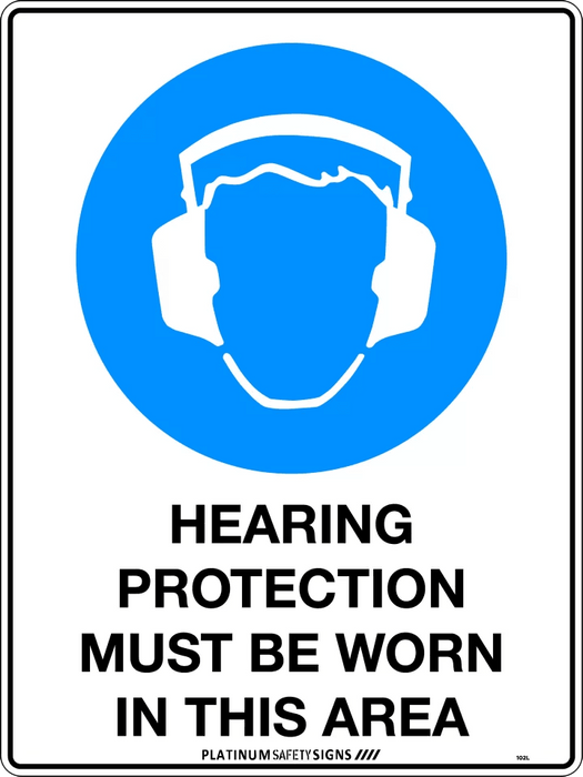 Hearing Protection Must Be Worn In This Area