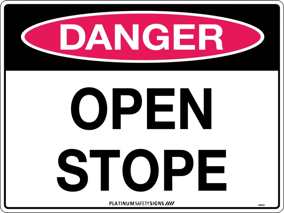 Danger Open Stope