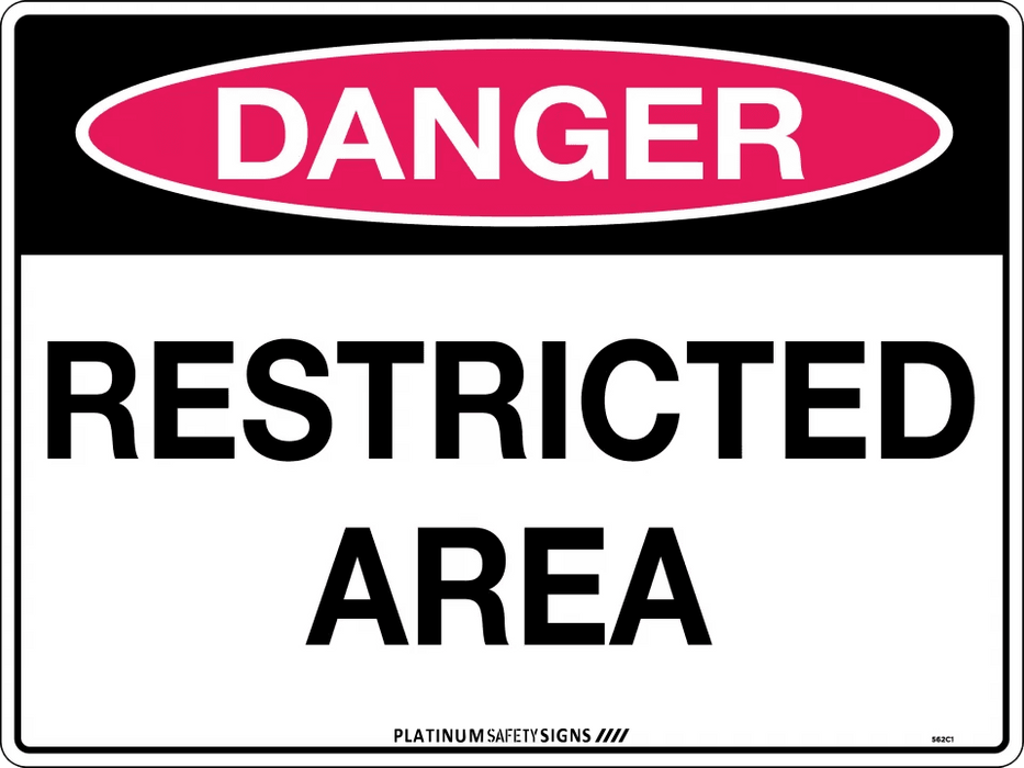 Danger Restricted Area