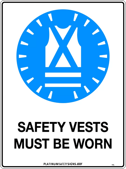 Safety Vests Must Be Worn