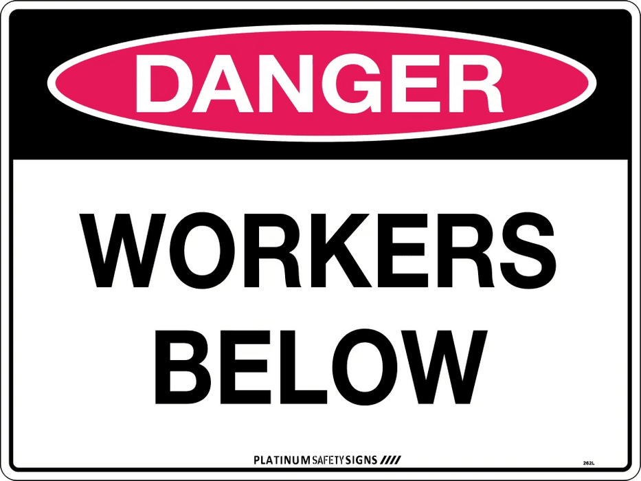 Danger Workers Below