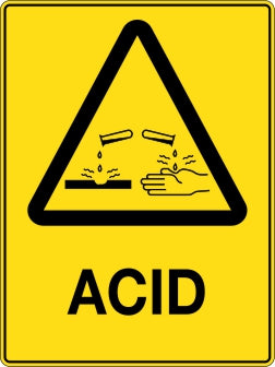 Acid Store Sign Acid Sign — Platinum Safety Signs
