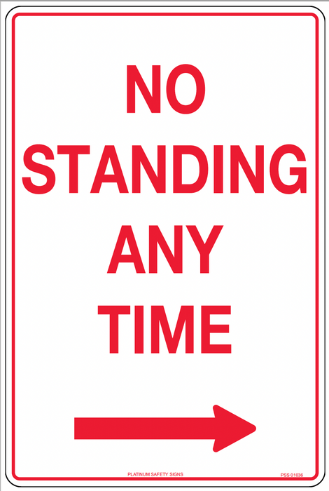 No Standing At Any Time