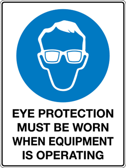 Eye Protection Must Be Worn